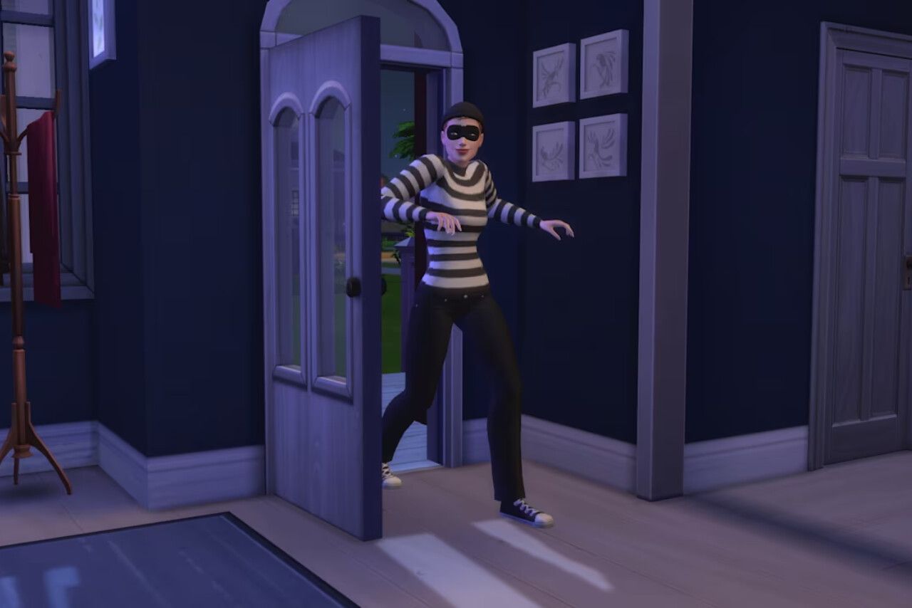 The Sims 4 Sees the Return of An Iconic NPC, The Burglar