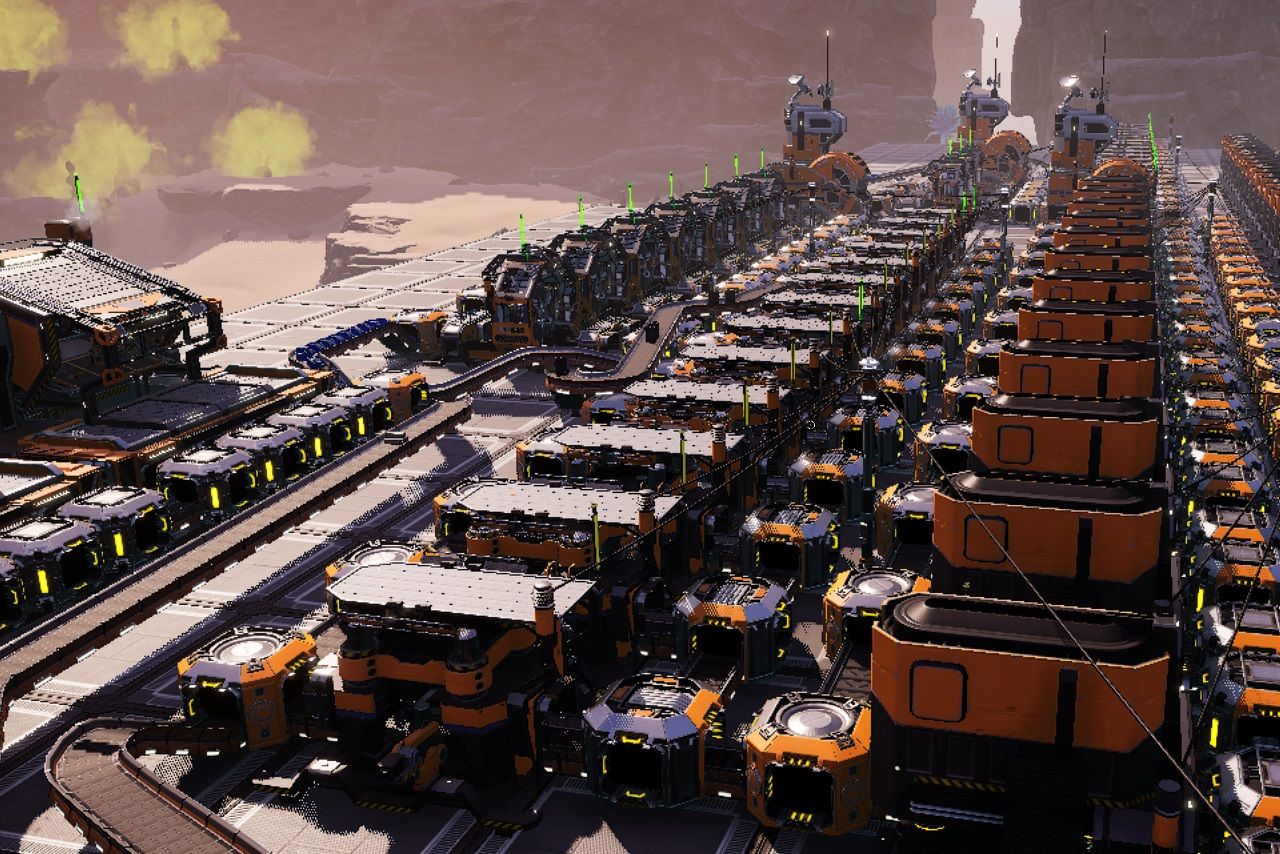 Jagging without anti-aliasing in Satisfactory