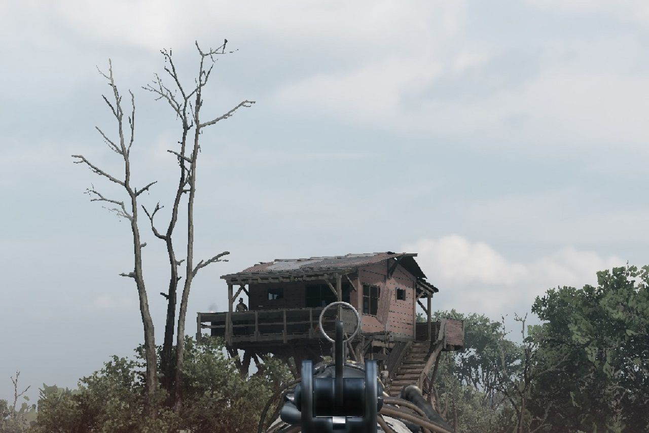 Impact of anisotropic filtering on visual quality in Hunt: Showdown 1896.