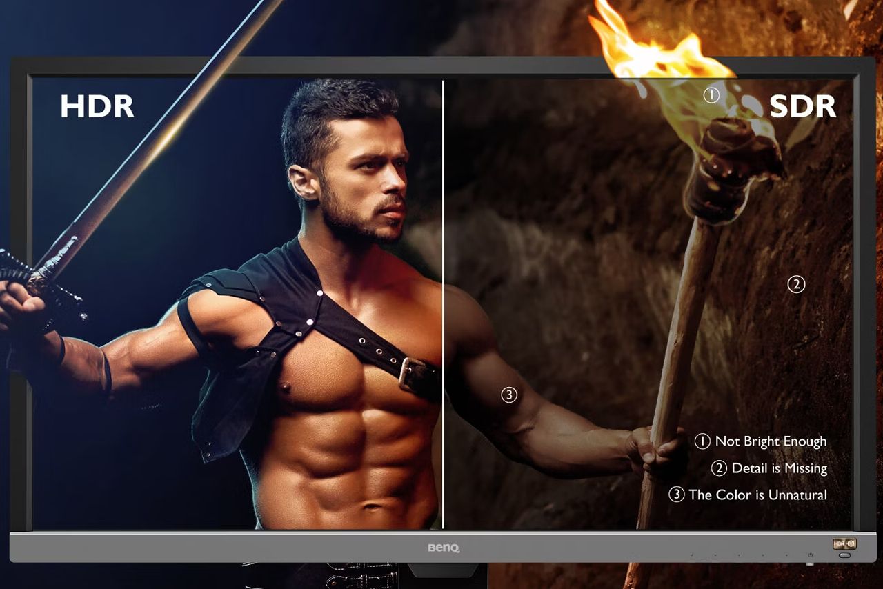 HDR display.
