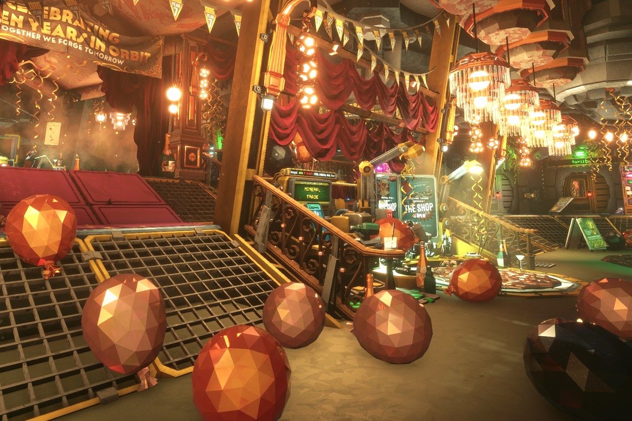 HDR gaming vs standard gaming, Deep Rock Galactic.