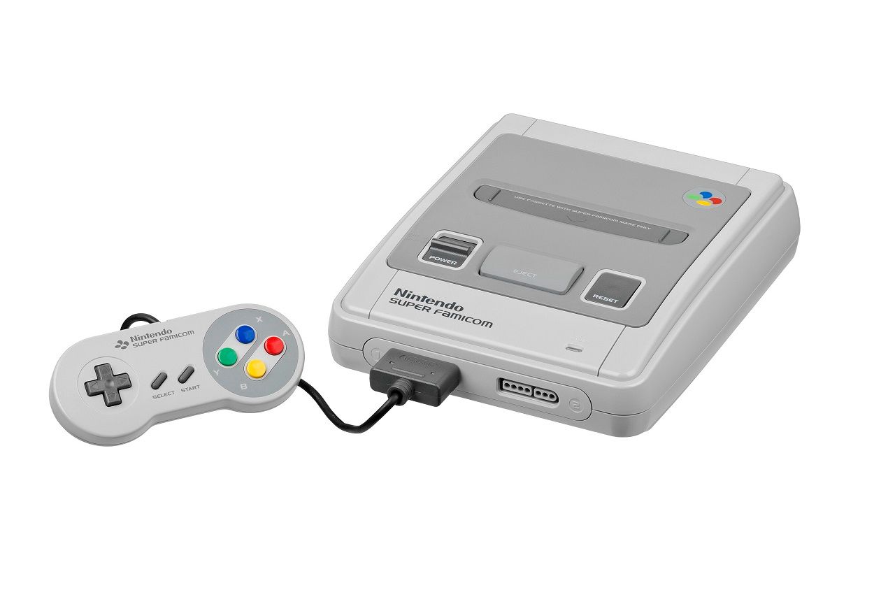 SNES with controller