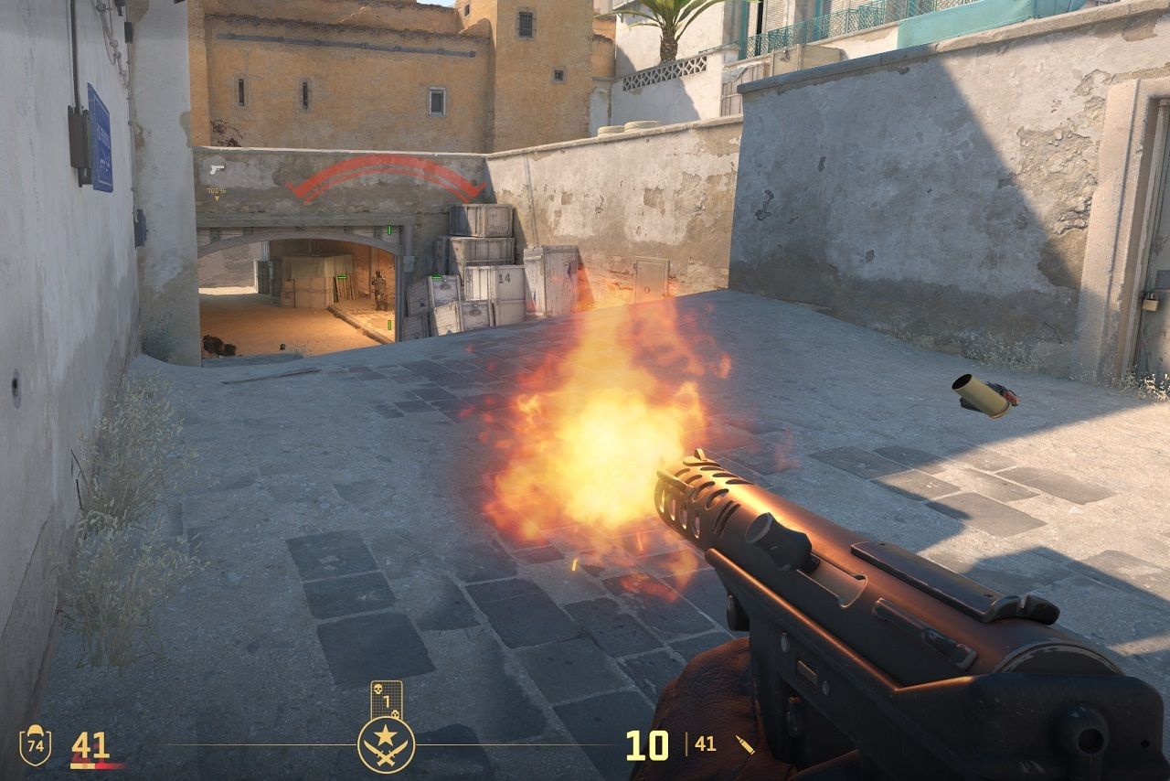 No tears and minimal delay with G-Sync. Counter-Strike 2.