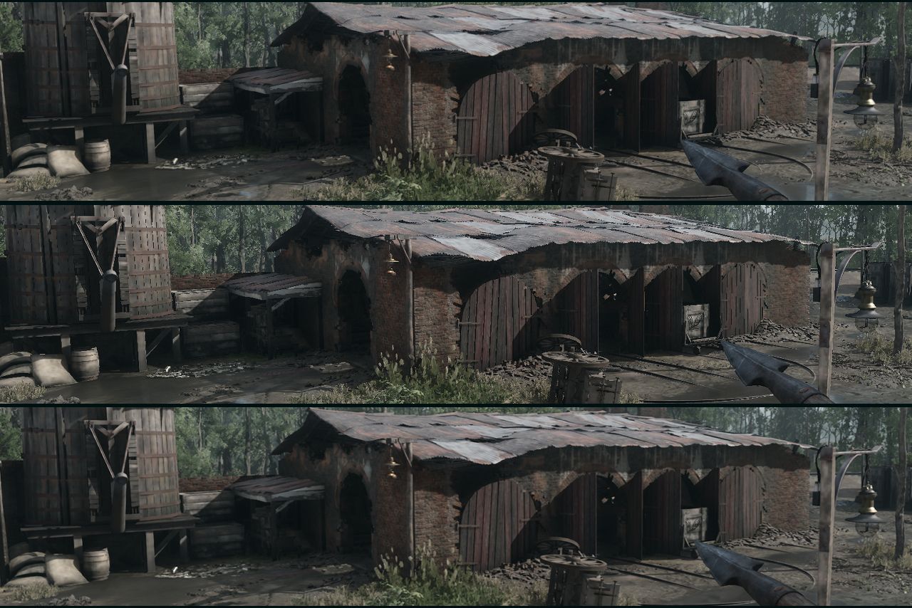SMAA vs DLAA, Hunt: Showdown 1896.