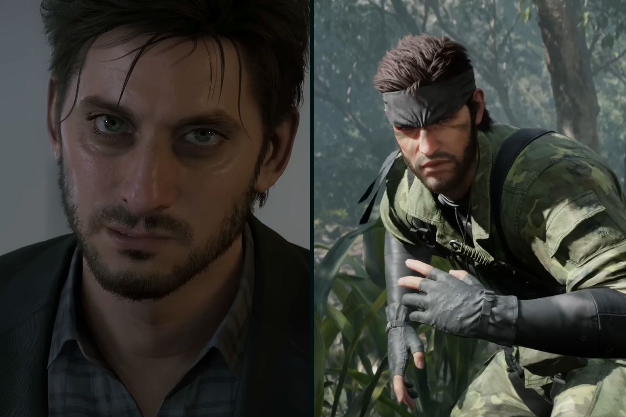 Luca Marinelli as Neil and Naked Snake from Metal Gear Solid Delta: Snake Eater. Credit: Kojima Productions/Sony, Konami