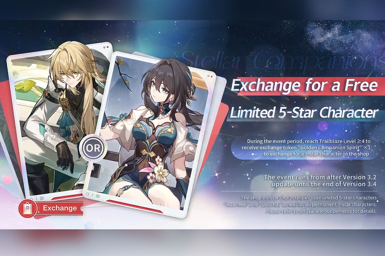 Free Limited 5-Star Character. Honkai: Star Rail. Source: HoYoVerse