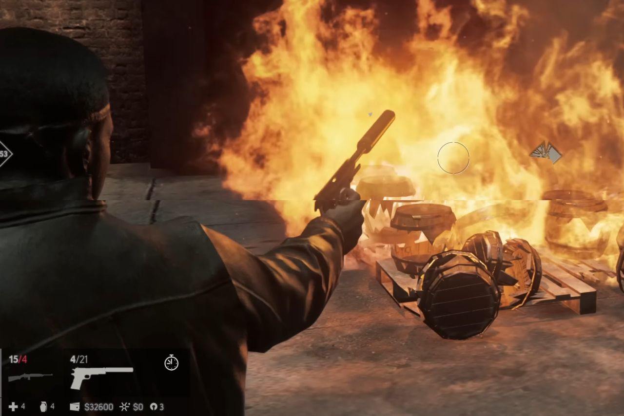 Screen tearing in Mafia III.