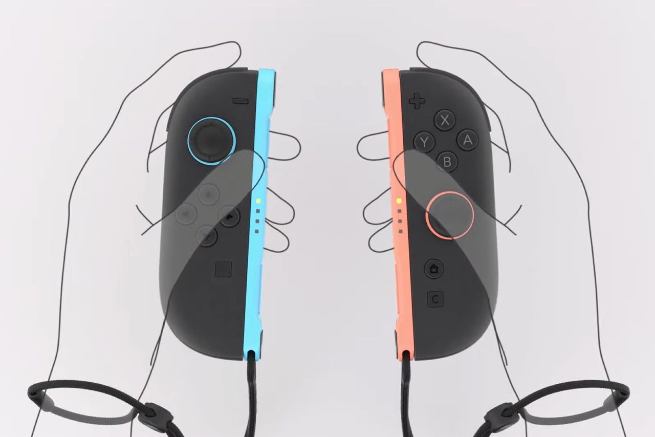 Nintendo Switch 2 controllers. Credit: Nintendo