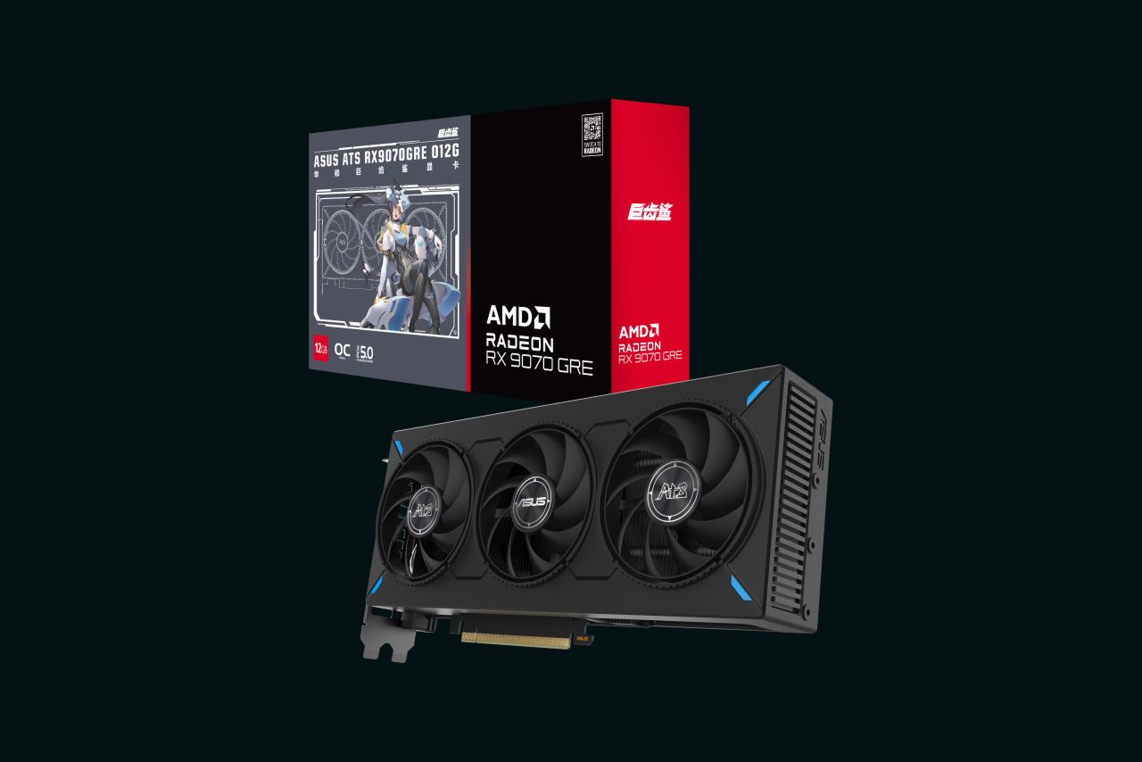 Radeon ATS RX 9070 GRE O12G. Source: Asus