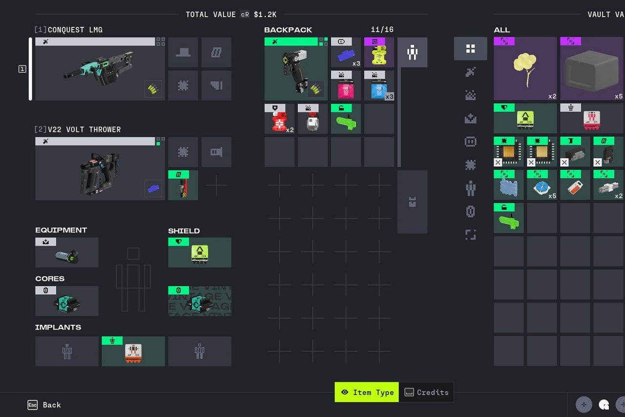 bungie marathon inventory