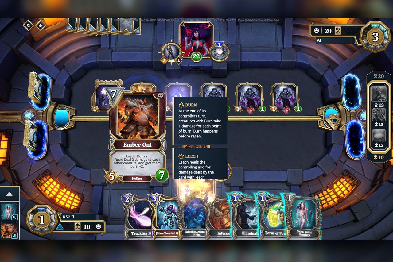 Gods Unchained web3 game