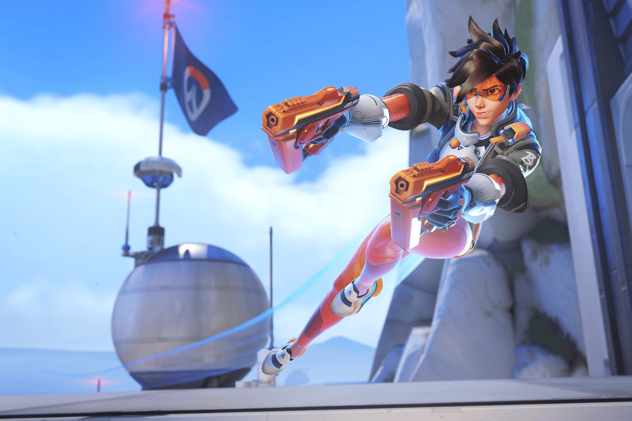 Overwatch 2 x Nerf Adds Free Tracer Gelfire Pro Weapon Skin and Exclusive Free-For-All Game Mode