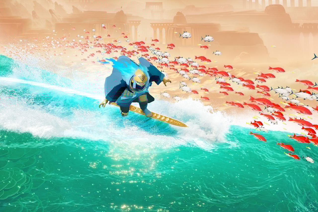 Sword of the Sea Launches Globally, Joining PlayStation Plus Game Catalog