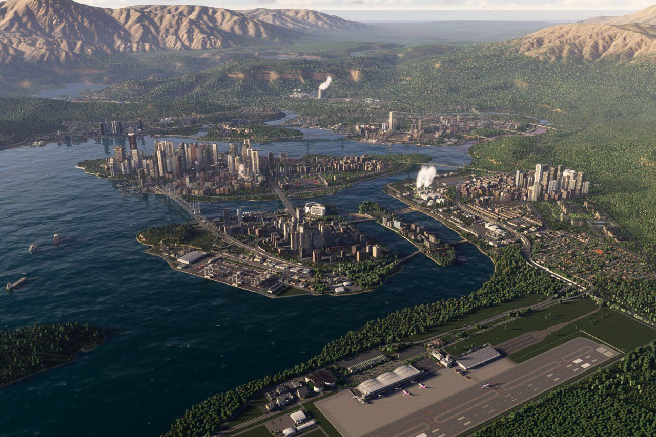 Cities: Skyline II announces twice-delayed Bridges & Ports expansion finally slated for late October