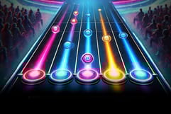 Activision Announced Guitar Hero Mobile with Poorly Generated AI Artwork