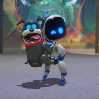 Astro Bot Holding Aibo