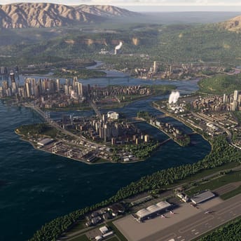 Cities: Skyline II announces twice-delayed Bridges & Ports expansion finally slated for late October