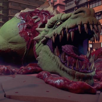Co-op cleaning simulator Kaiju Cleanup hits 100K wishlists