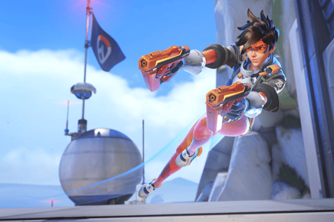 Overwatch 2 x Nerf Adds Free Tracer Gelfire Pro Weapon Skin and Exclusive Free-For-All Game Mode