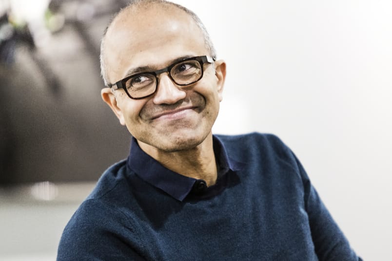 Microsoft CEO Satya Nadella. Source: Microsoft