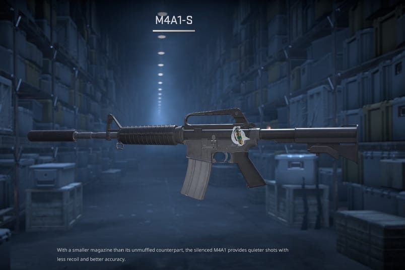 You can slap stickers even on regular guns