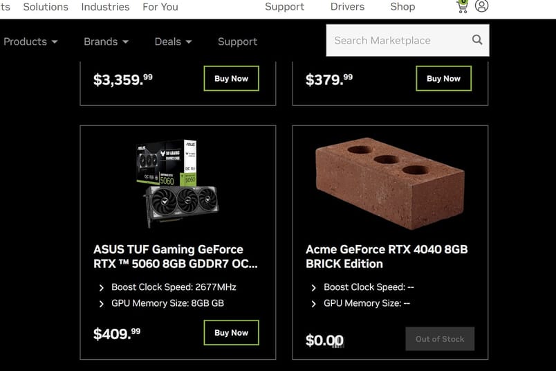 The Brick. Source: NVIDIA Marketplace.